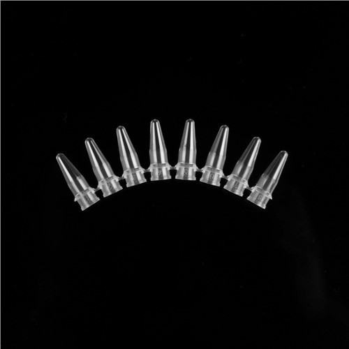 8-Strip PCR centrifūgas caurules testam