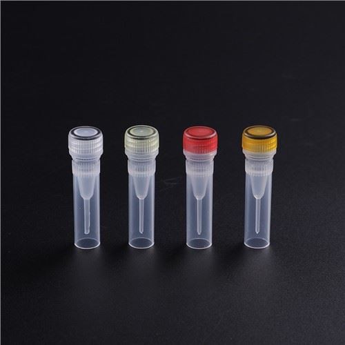Cryonvial 2ml atgriezeniskas lietošanas plastmasas krioviāli kriogēnie flakoni