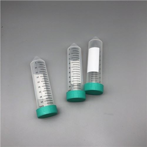 Falcons centrbēdzes caurule, ražotājs, sterilas 50 ml centrifūgas caurules, koniskas dibena laboratorija Sun-trine caurspīdīgs PP, PP