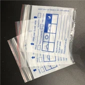 Plastmasas mazie zāļu ziplock tablešu uzglabāšanas iepakojuma maisiņi