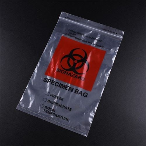Profesionāla ražotāja pielāgots plastmasas caurspīdīgs paraugu maisiņš